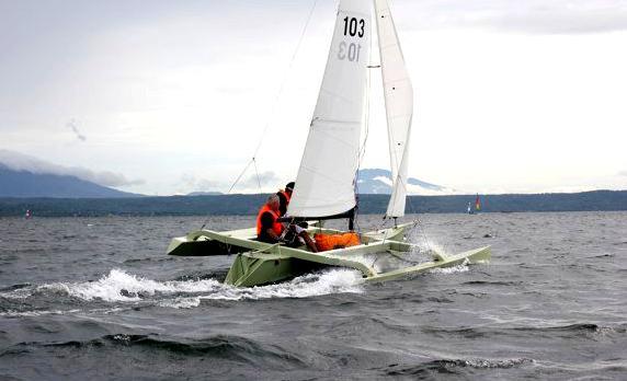 W17 under sail