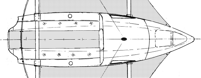 Deck Plan of the W22 Trimaran